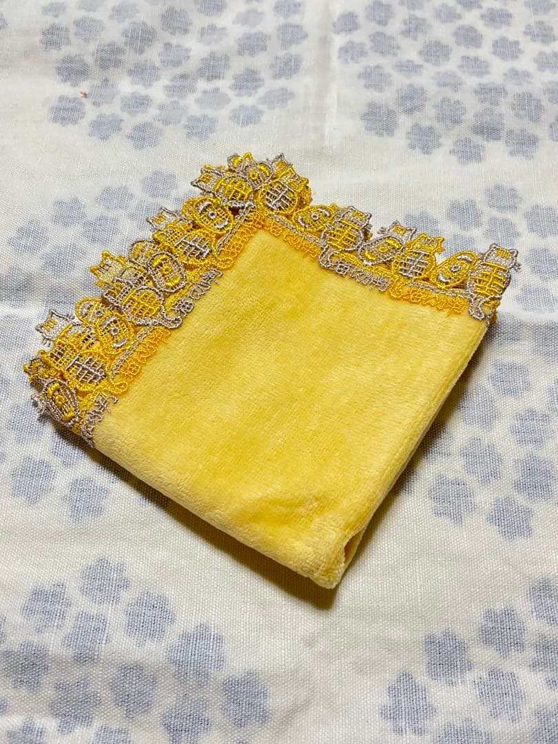 anemone様 近沢レース 猫に小判 ポップコーン イエロー 2枚