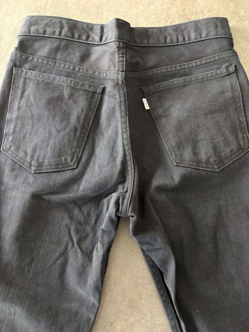 Levi's ブラック　デニムジャケット&パンツ
