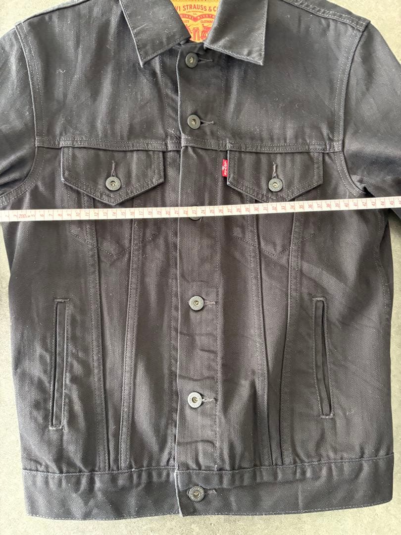Levi's ブラック　デニムジャケット&パンツ