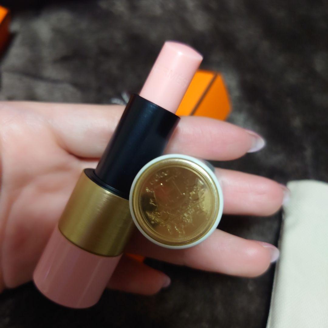 新品★HERMES リップ ローズエルメス　27