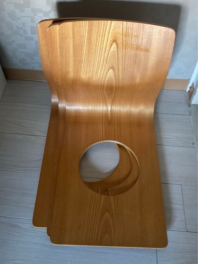 【天童木工 座椅子 4脚セット】旧漢字ロゴ tendo 和モダン 昭和レトロ