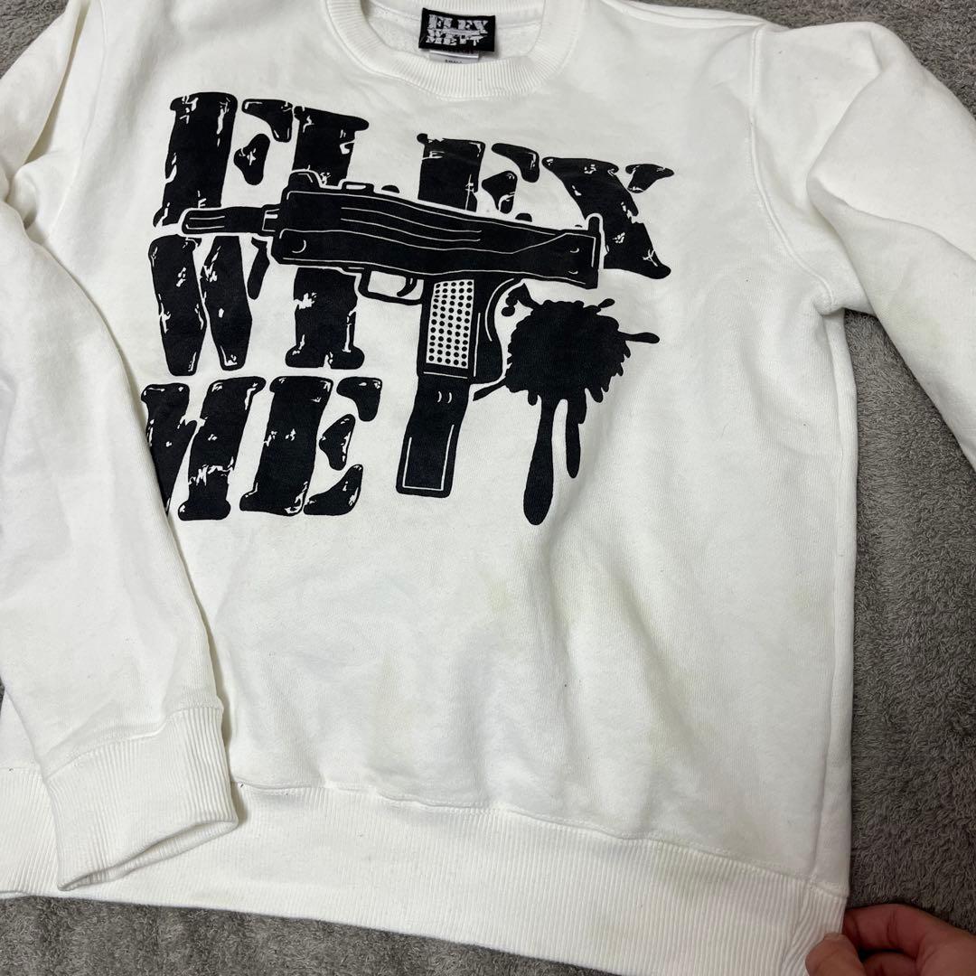 flexwitme ホワイト スウェット