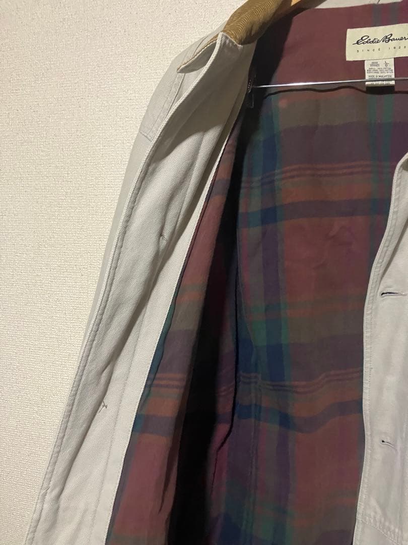 ❤️Eddie Bauer 90s hunting jacket ivory