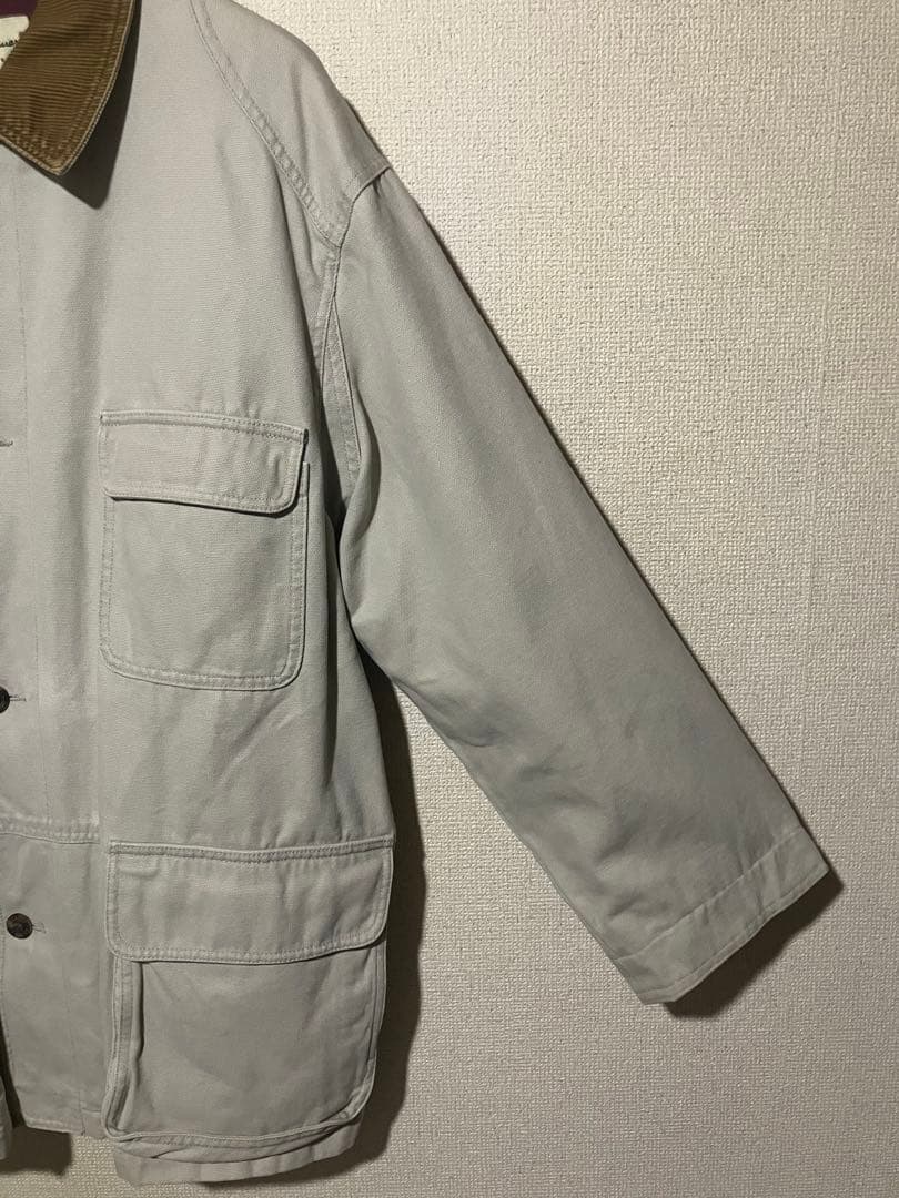 ❤️Eddie Bauer 90s hunting jacket ivory