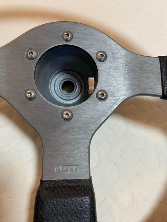 ウッドステアリング　木製&革製　アンティーク