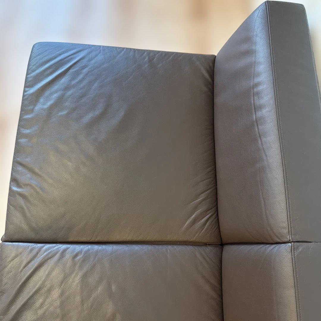 Time&Style ダークブラウン 2人掛けソファ