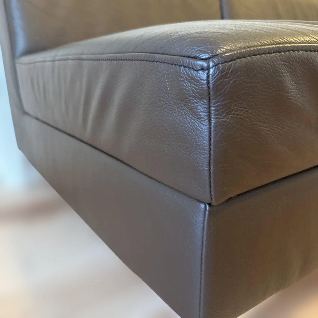 Time&Style ダークブラウン 2人掛けソファ