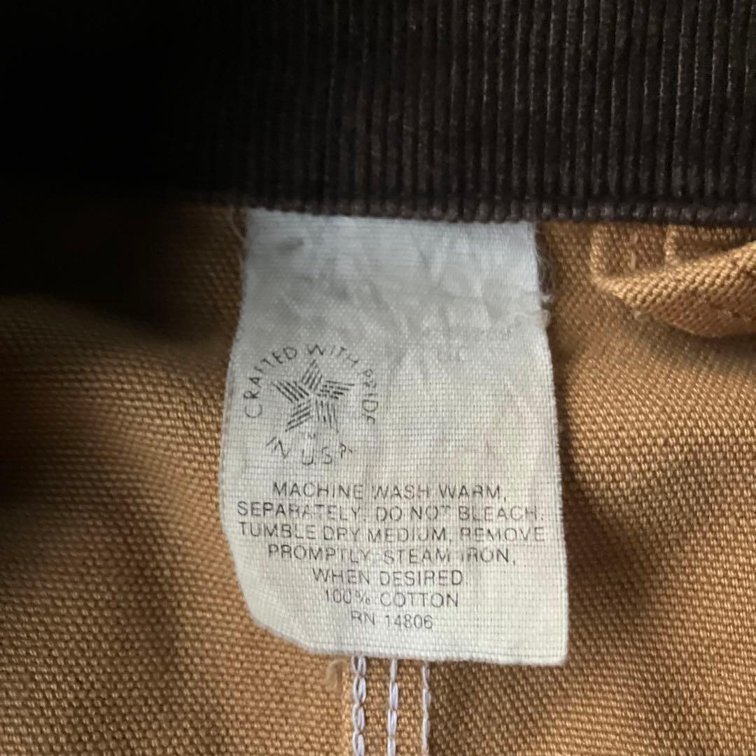 Carhartt 星タグ　ミシガンチョアコート　裏地なし　usa製