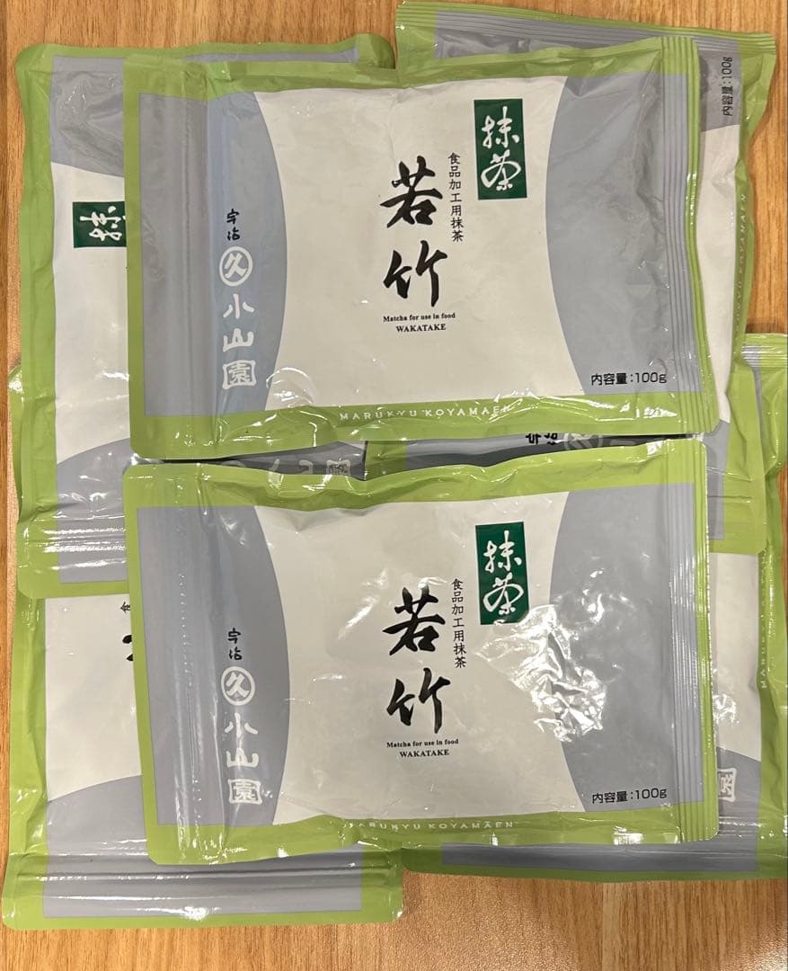 丸久小山園 若竹 100g×6袋 食品加工用抹茶 抹茶パウダー