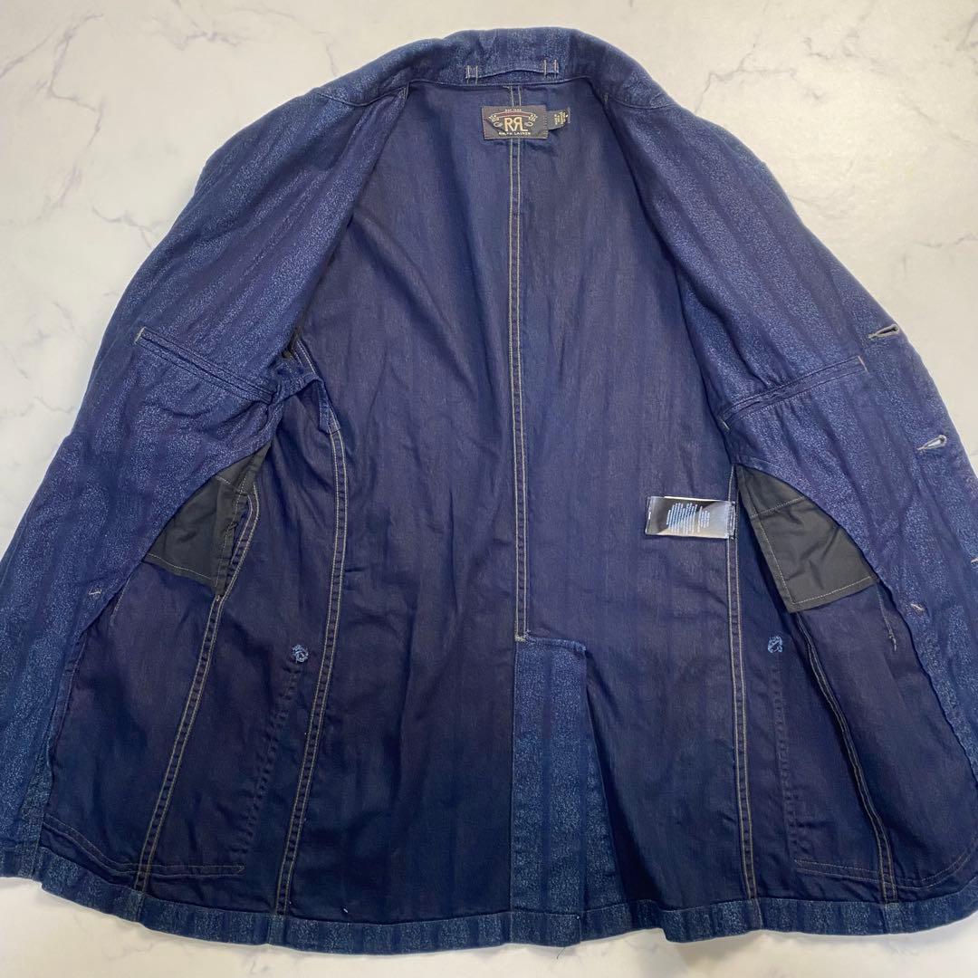 RRL USA製 インディゴ　デニムテーラードジャケット M ラルフローレン