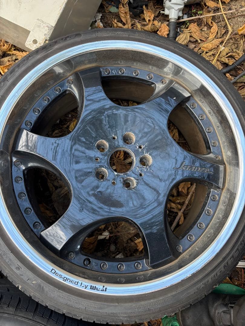 最終値下げ20インチ ホイールセット 5スポークデザイン