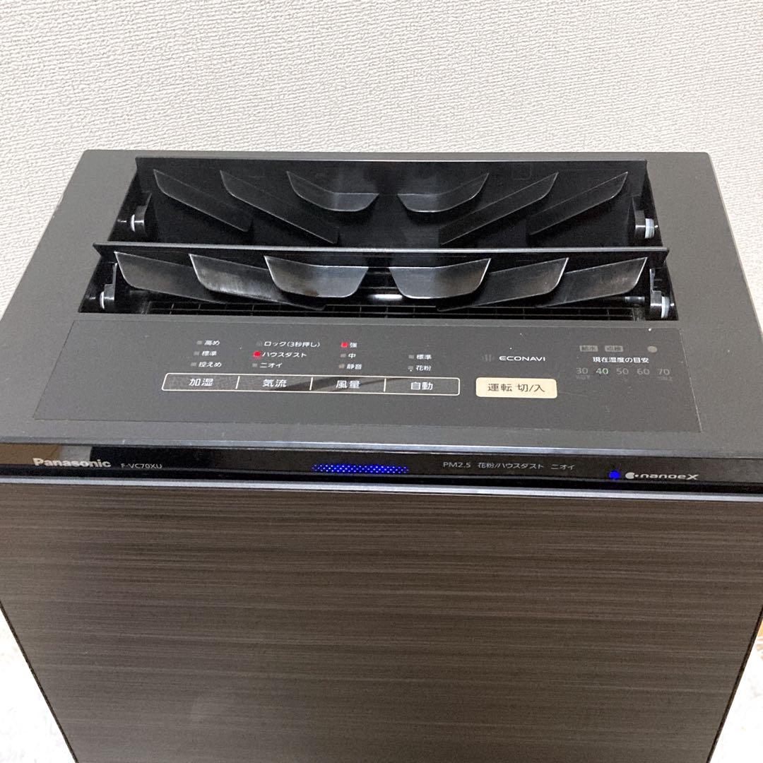 Panasonic F-VC70XU 加湿空気清浄機 2022年製 木目調