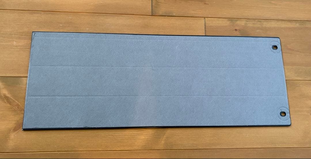 【中古】amesoba　デスクシェルフ　ダークウォールナット×ブラック