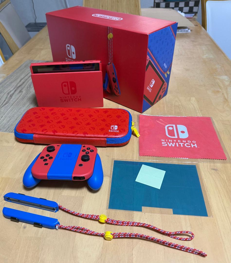 M*a様 【美品】 Nintendo Switch マリオレッド×ブルーセット