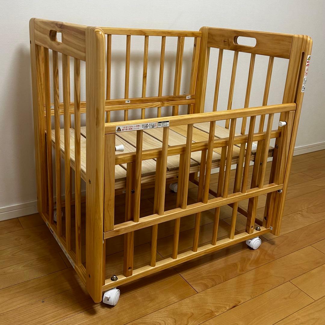【送料込み】KATOJI カトージ ミニミニベビーベッドⅡ ナチュラル