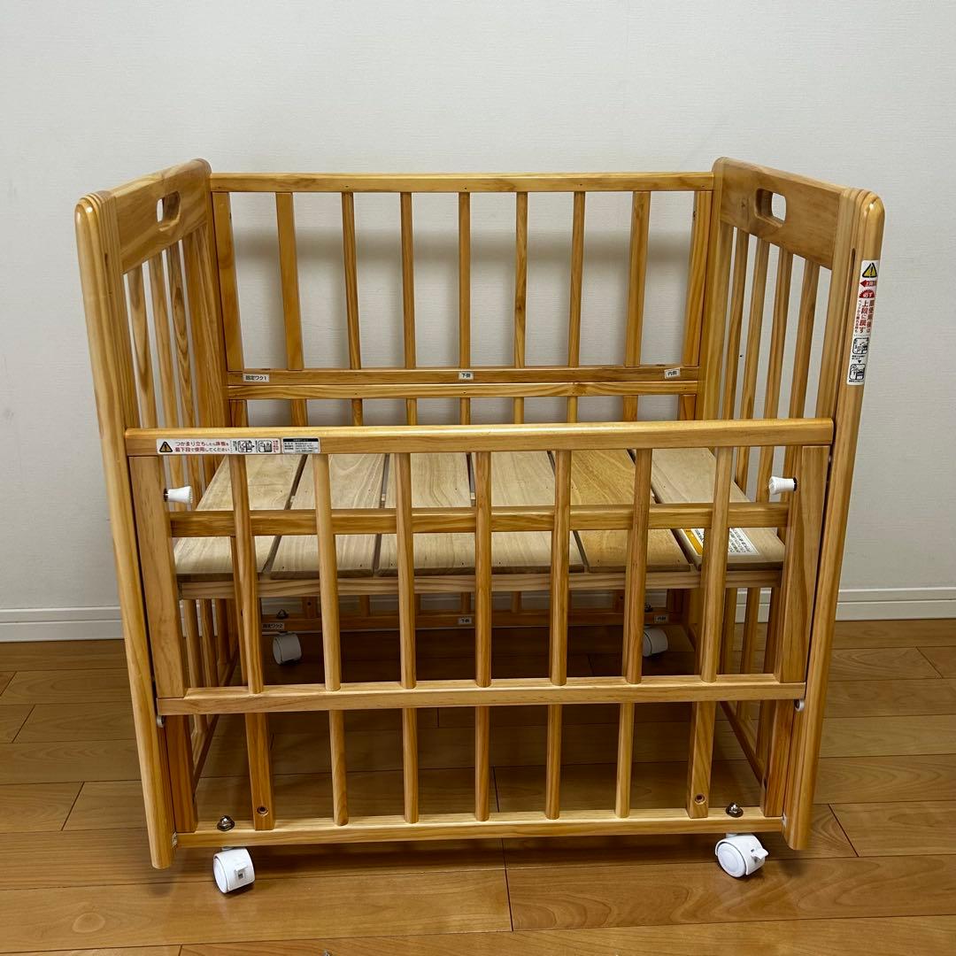 【送料込み】KATOJI カトージ ミニミニベビーベッドⅡ ナチュラル