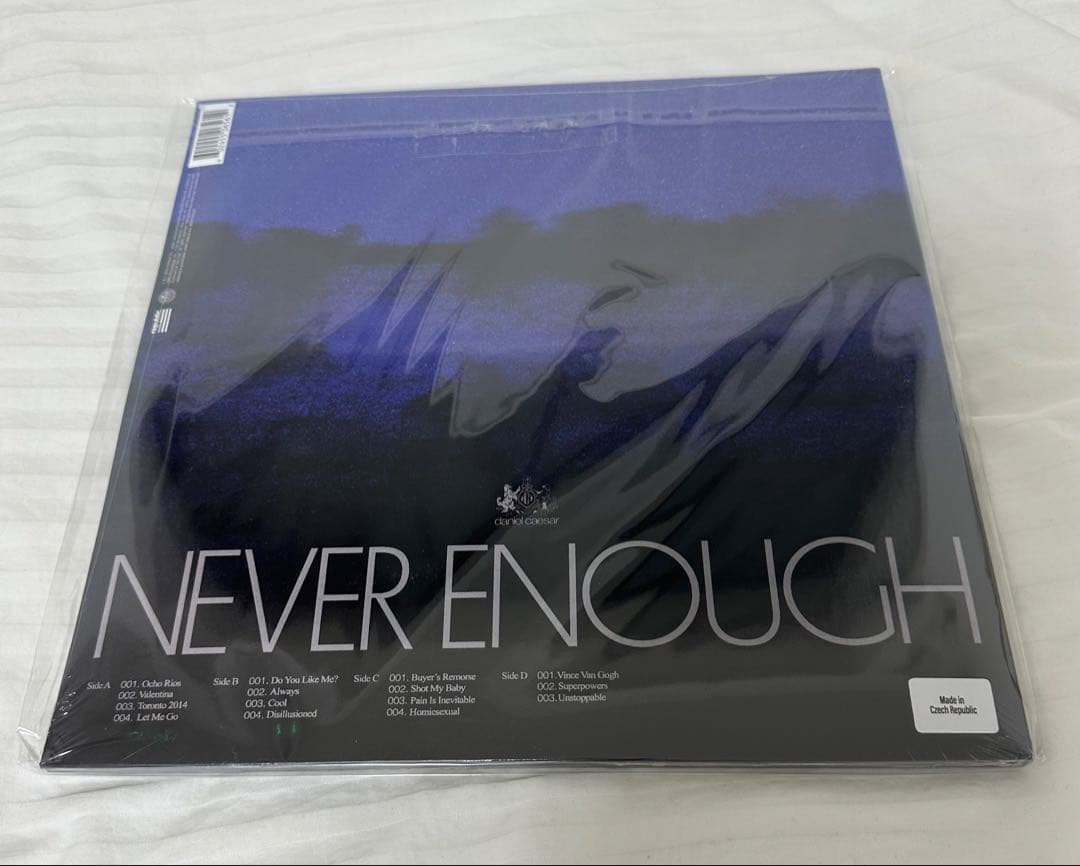 新品未開封Daniel Caesar - NEVER ENOUGH レコード