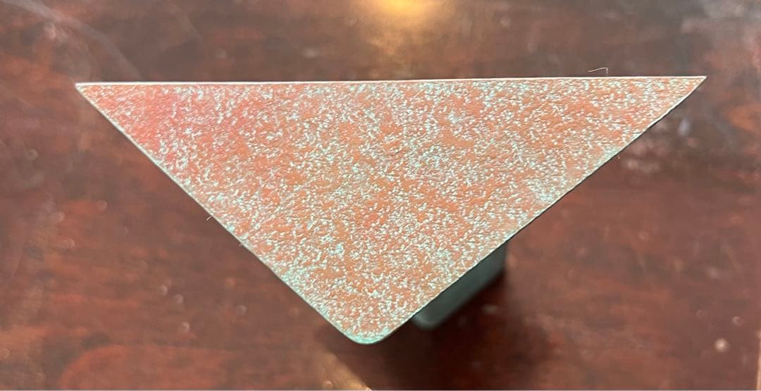 河野三秋　銅緑掛花