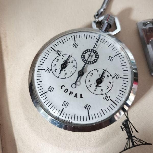 動作OK ヴィンテージ COPAL コパル ペドメーター 懐中 機械式 万歩計