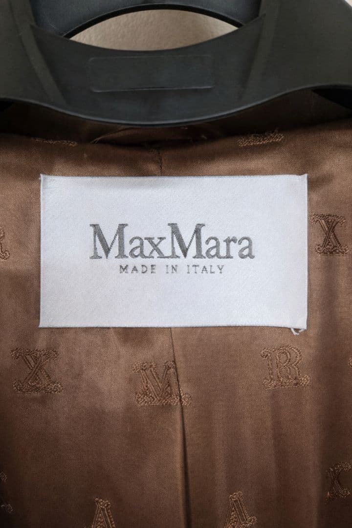 Max Mara テディベア風 フーデッド ロング　ファーコート　ヴィンテージ