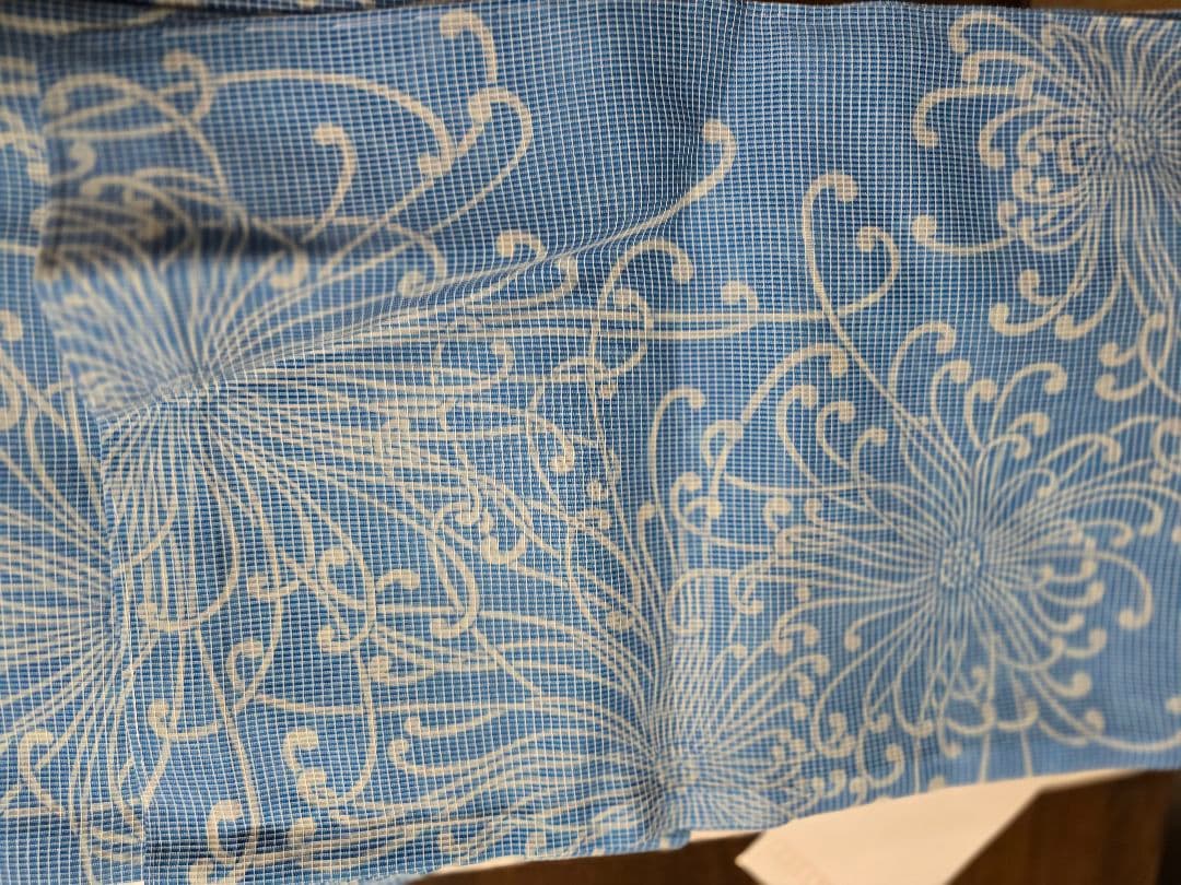 日本橋竺仙 乱菊 絹紅梅水色 Lサイズさんにも