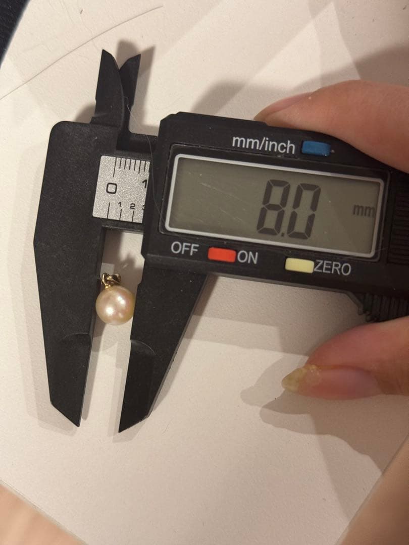 k*u様 ミキモト ペンダントトップ パール アコヤ真珠 約8.0mm 一粒 K