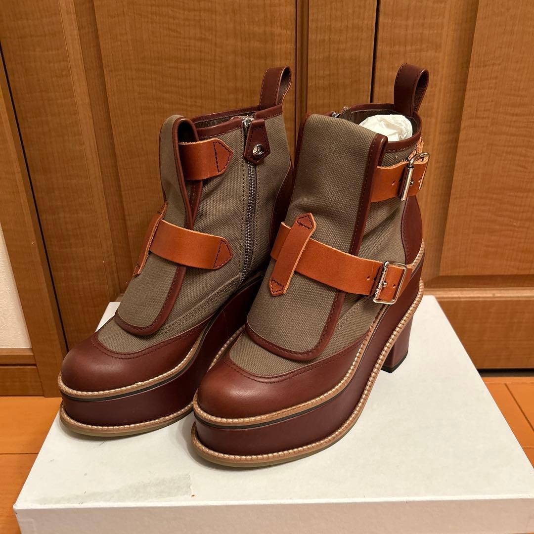 Vivienne Westwood 靴 ブーツ ウエッジソール ブラウン系