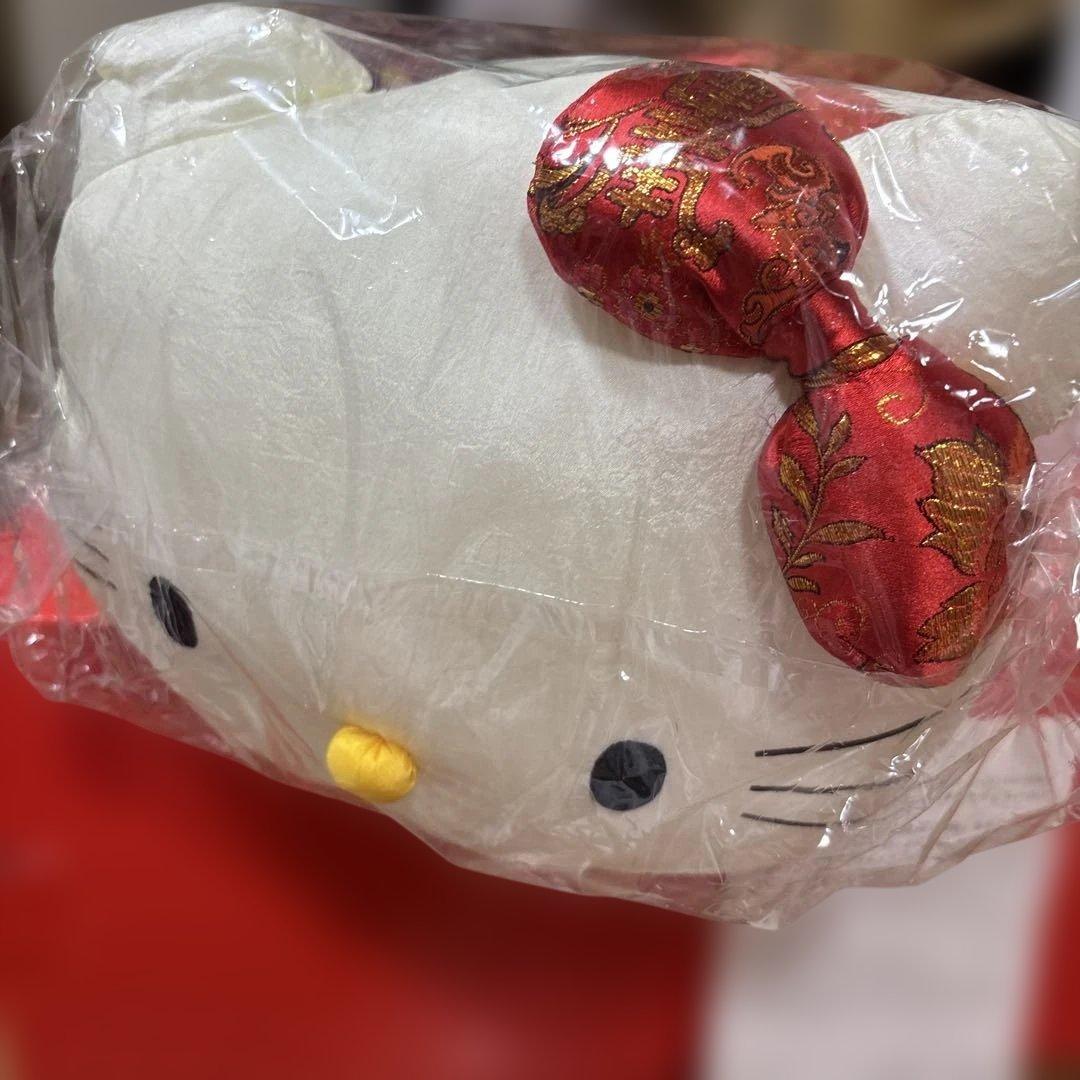 希少　キティ　1998年　クッション　限定誌上通販限定　チャイナドレス　箱タグ有