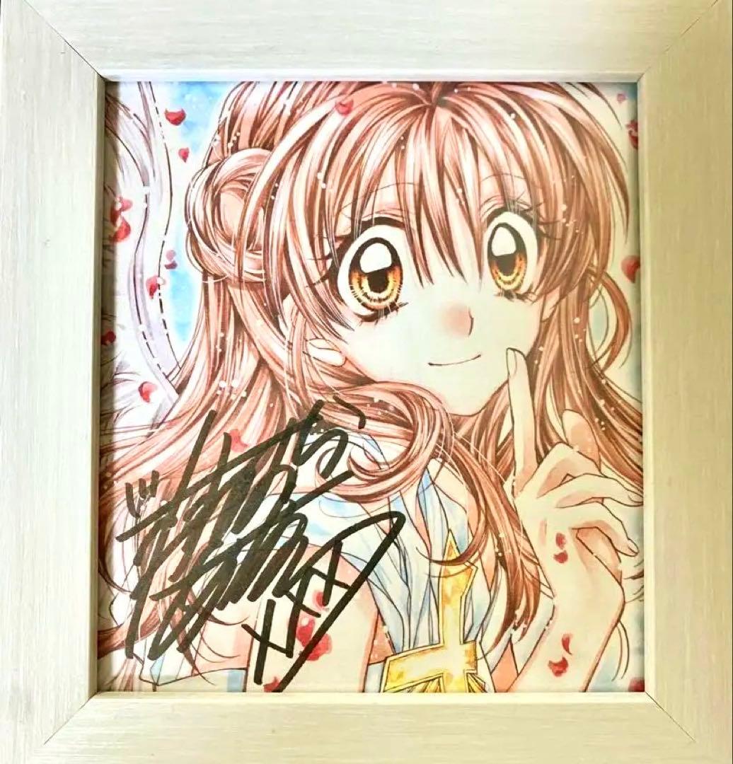 【最終値下げ】種村有菜　神風怪盗ジャンヌ　まろん　サイン色紙