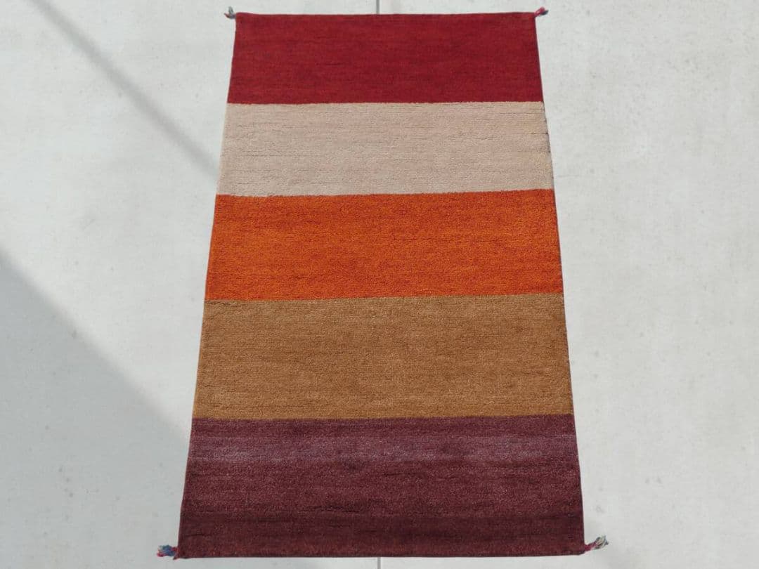 ⭐️SALE⭐️　160×95cm　ギャッベ　手織り　民族ギャッベ