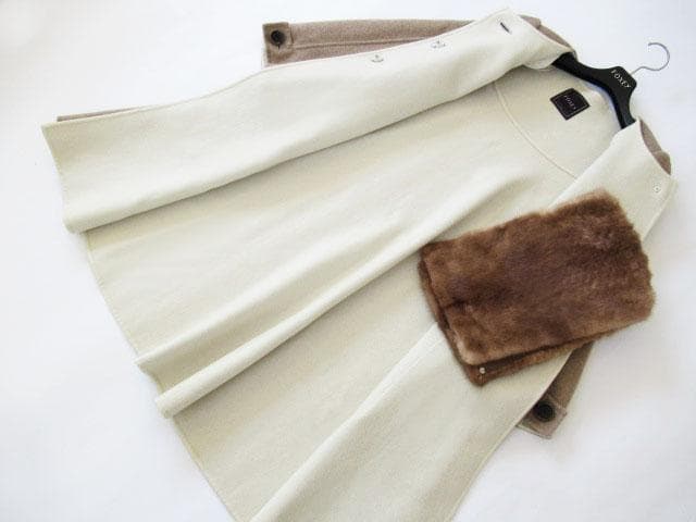 未使用級 超美品　FOXEY　フォクシー カシミヤ　ミンク　コート 40
