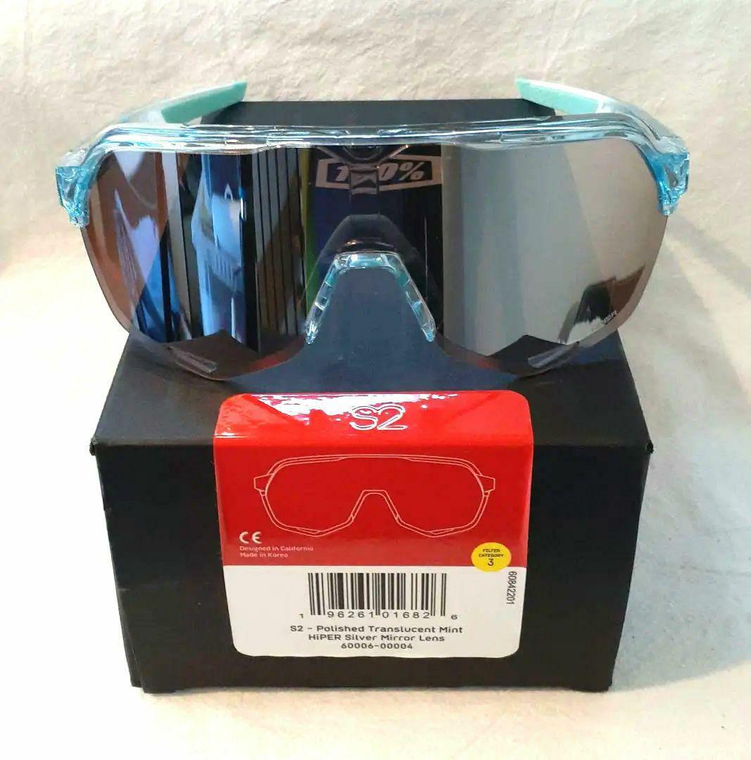 100% S2 クリアミント ワンハンドレッド サングラス