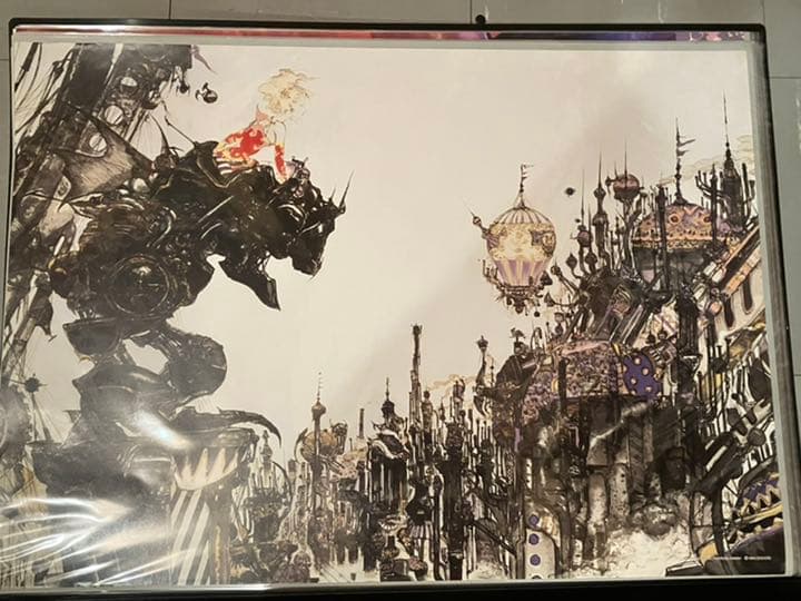 ファイナルファンタジー6 ポスター　当時物　B2サイズ 天野喜孝　mtg