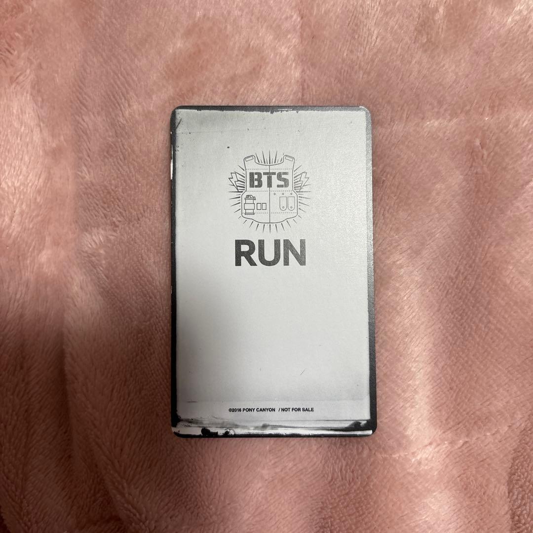 BTS RUN ジン 握手会 手渡し トレカ
