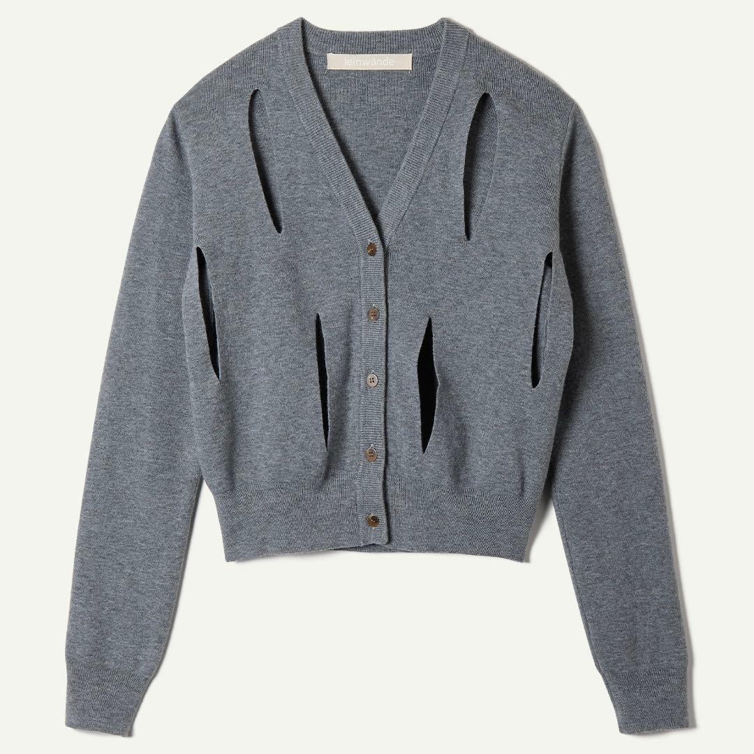 新品leinwande Ribbon Tie Cardigan カーディガン