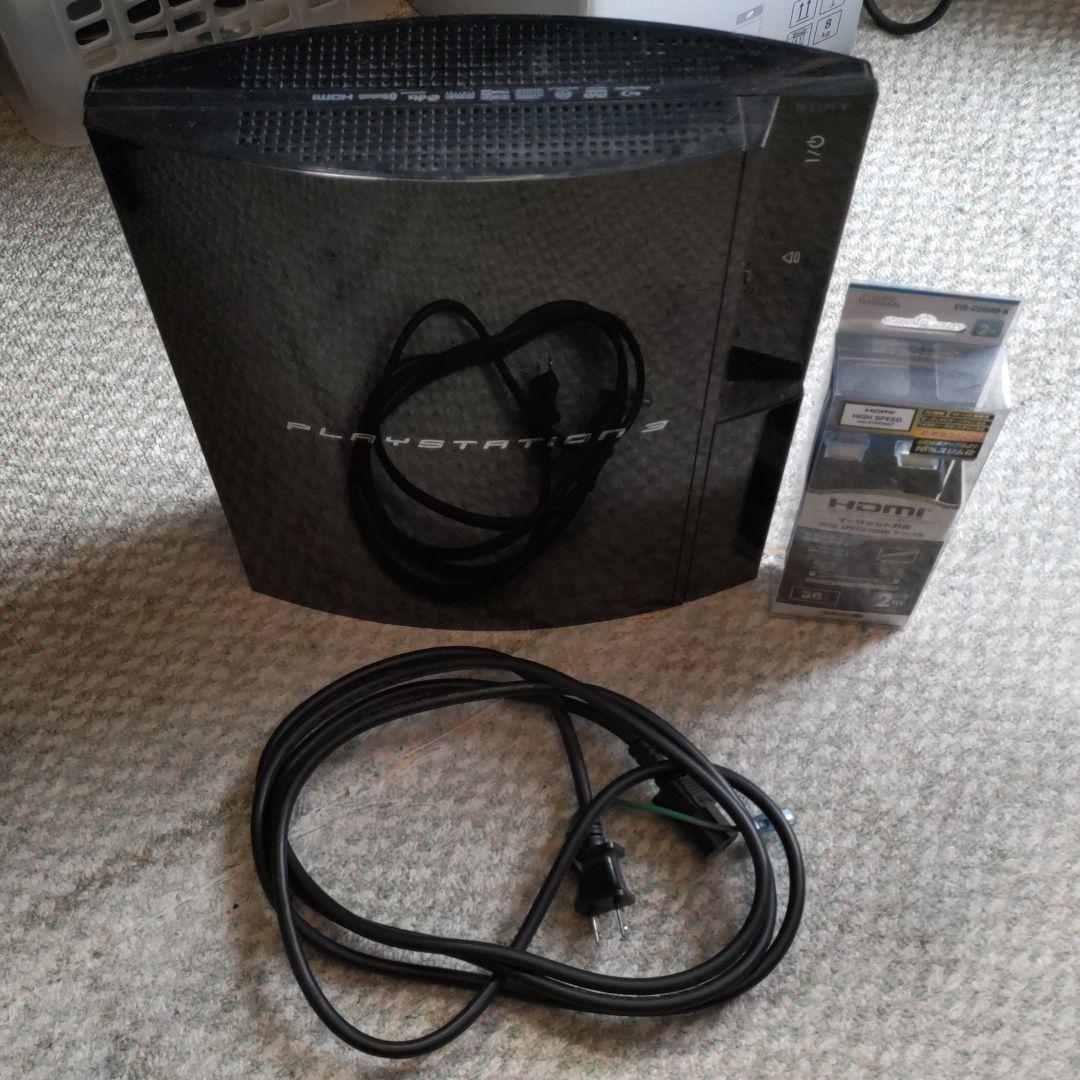 PS3 本体　写真現状　動作しました。コントローラーなし