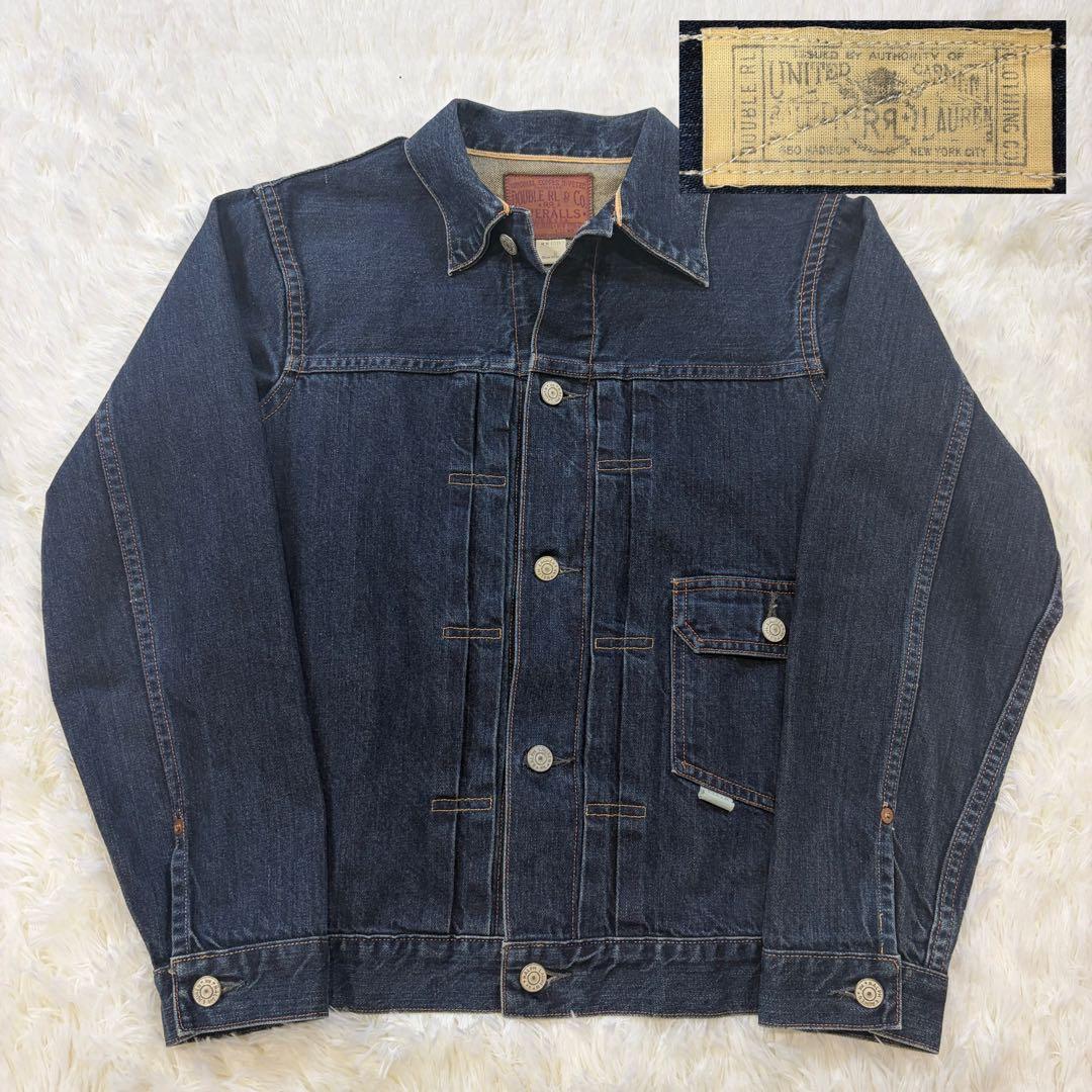 【美品】RRL 1st デニムジャケット 026 USA製 赤耳 濃紺 XS