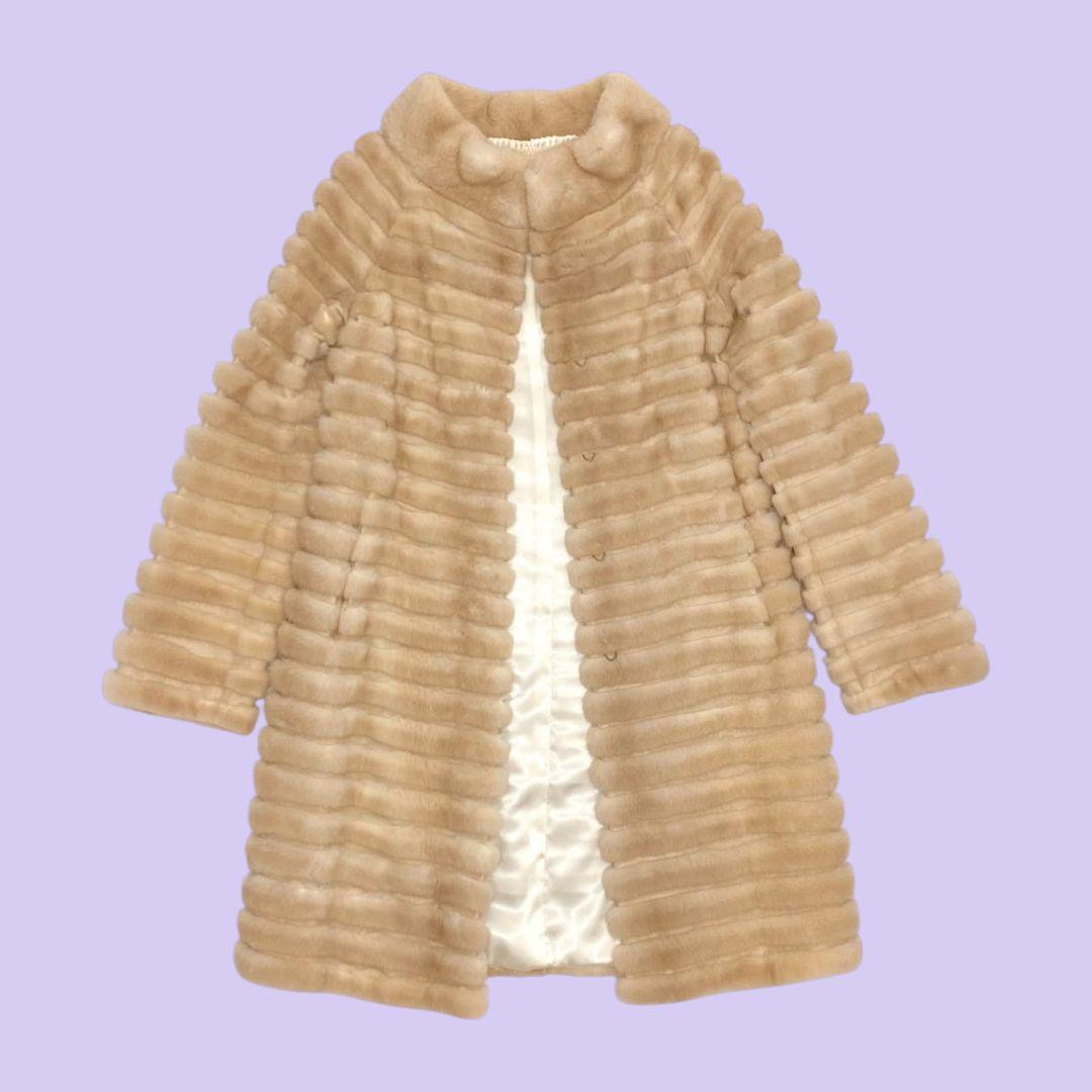 【ちび】YH.KIM 韓国 ミンクコートファー 毛皮 YHKIM