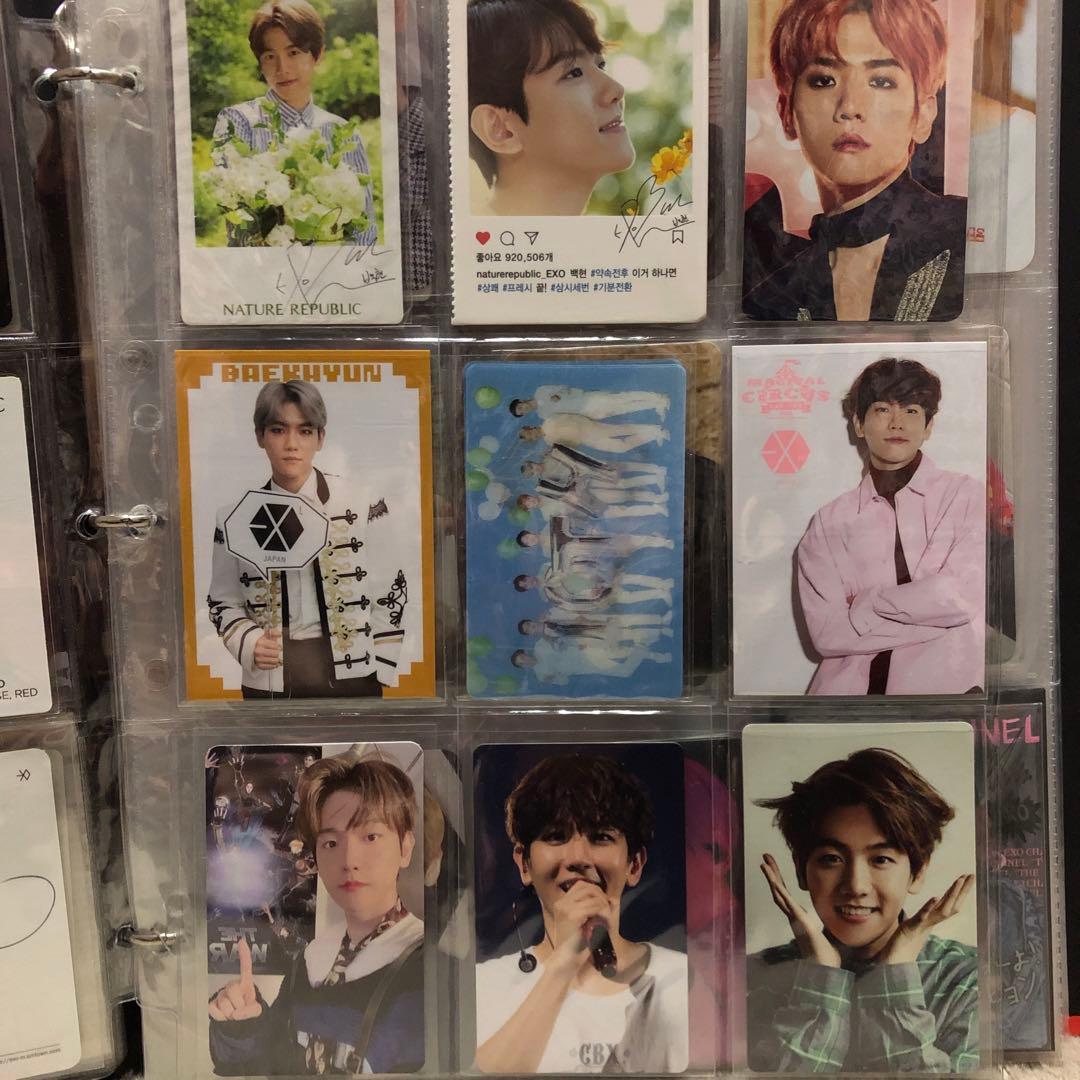 EXO ベッキョン トレカ セット ①