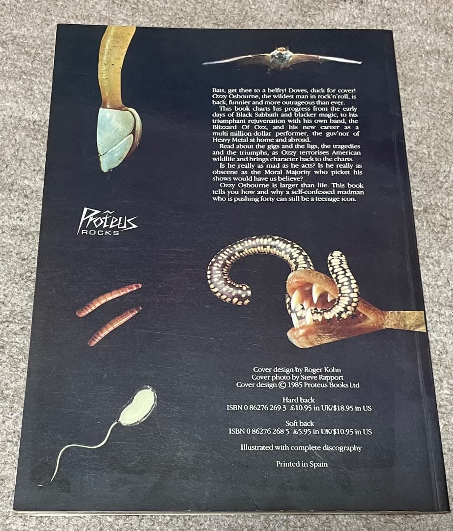OZZY OZBOURNE Proteus ROCKS・洋書