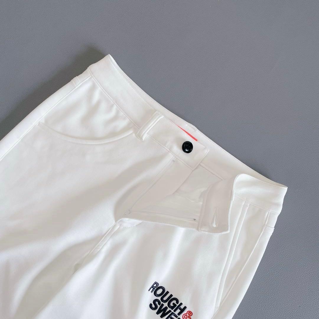 ROUGH & SWELL ラフ&スウェル ロングパンツ S ホワイト