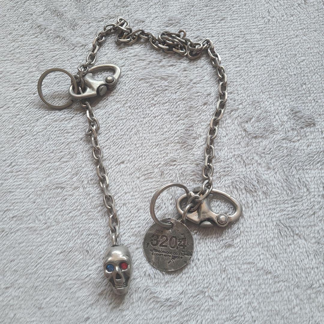 NEIGHBORHOOD　スカルデザイン ウォレットチェーン