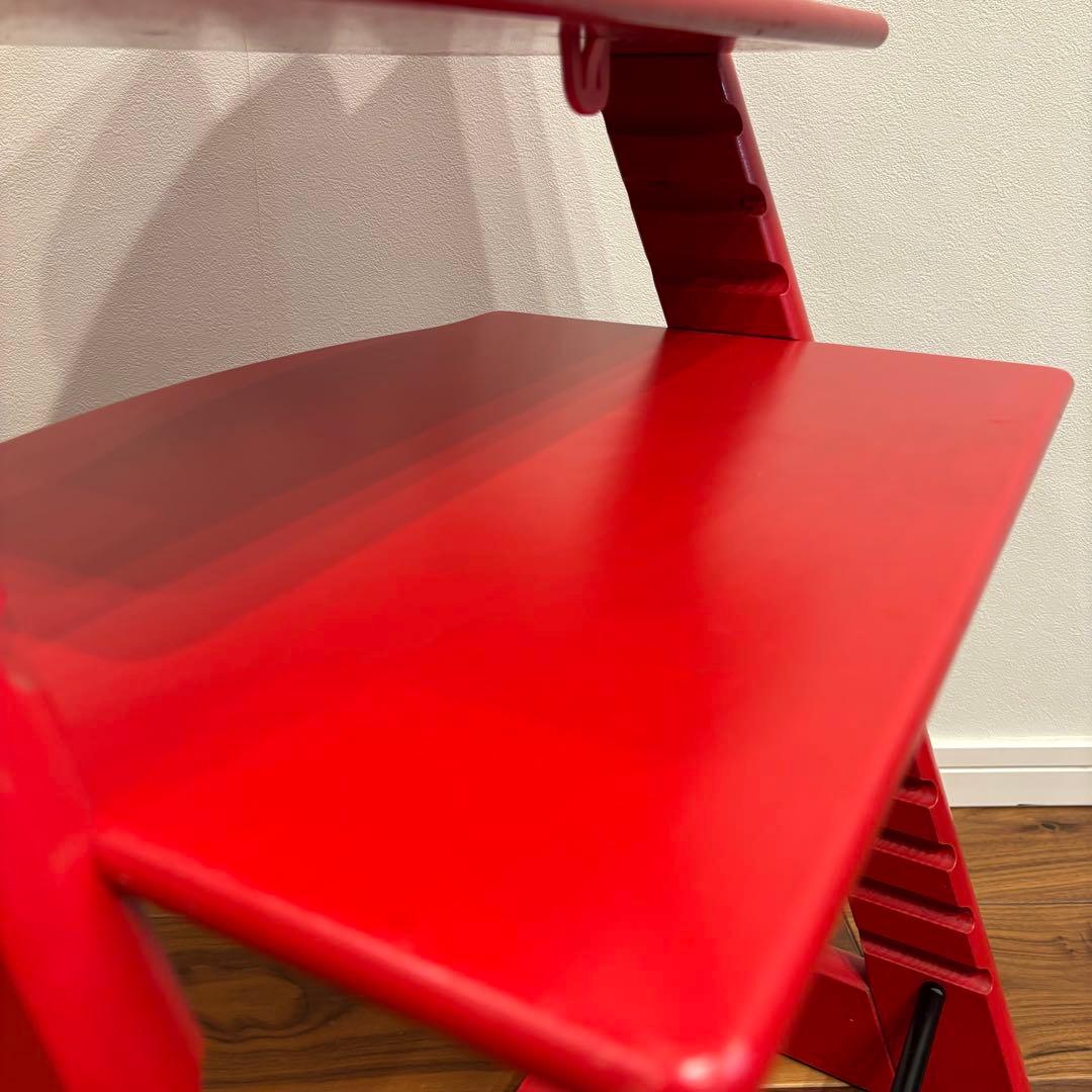 STOKKE トリップトラップ レッド ベビーセット付き 美品 ストッケ