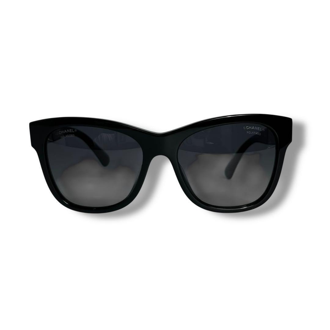 ほぼ未使用 4938 CHANEL シャネル サングラス スクエア シェイプ