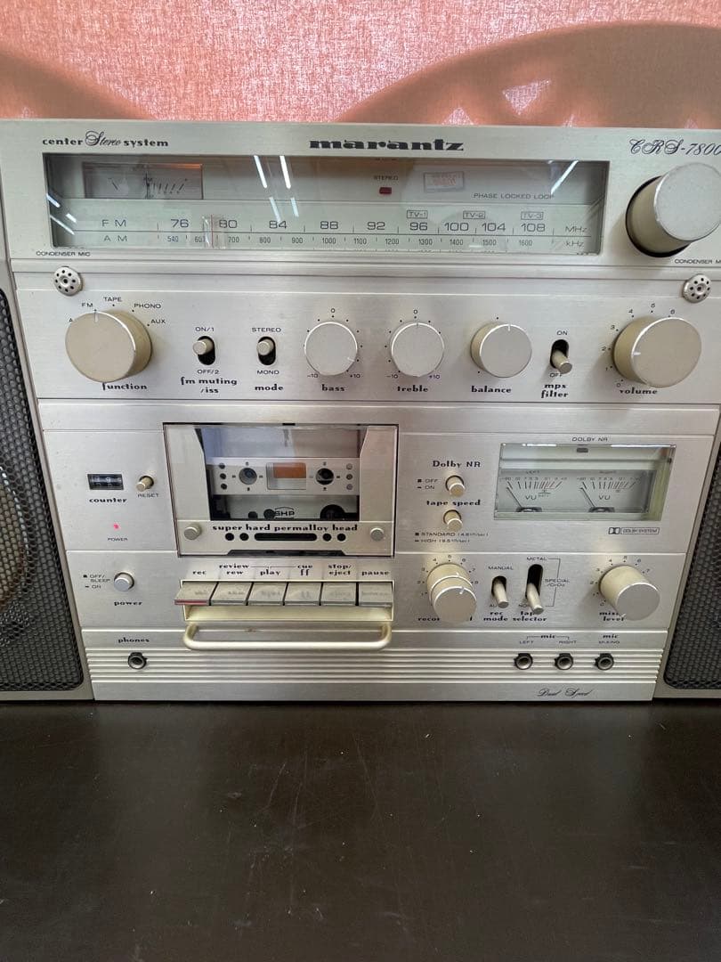 marantz CR7800 ラジカセ GR7800スピーカー【ジャンク商品】