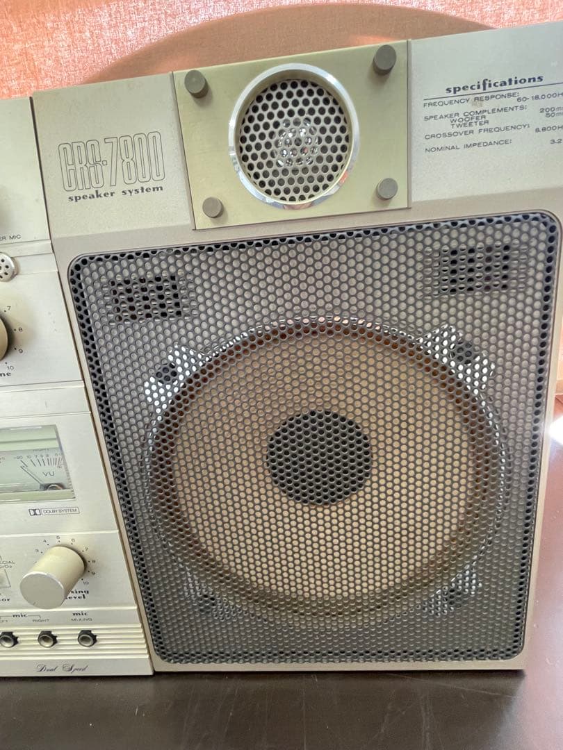 marantz CR7800 ラジカセ GR7800スピーカー【ジャンク商品】