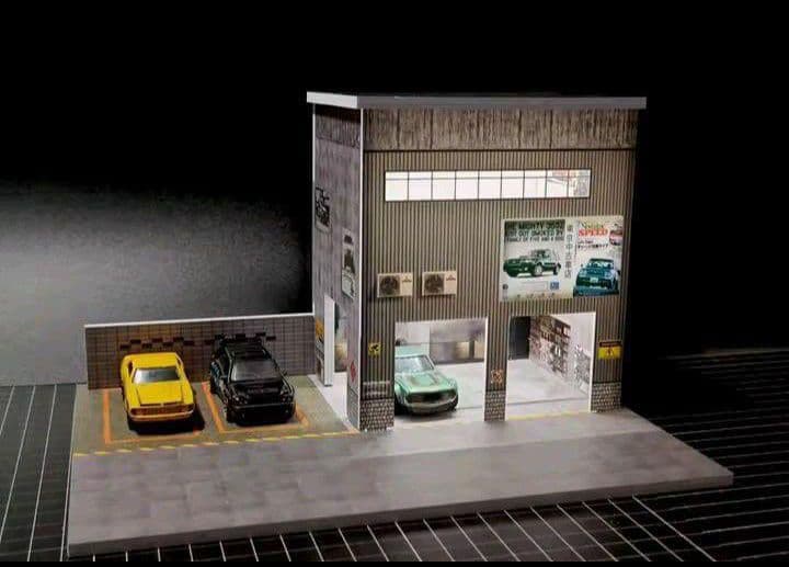 ⚠️ラスイチ⚠️■1/64【カーリペアショップ➕中古カーショップ】セット《新品》