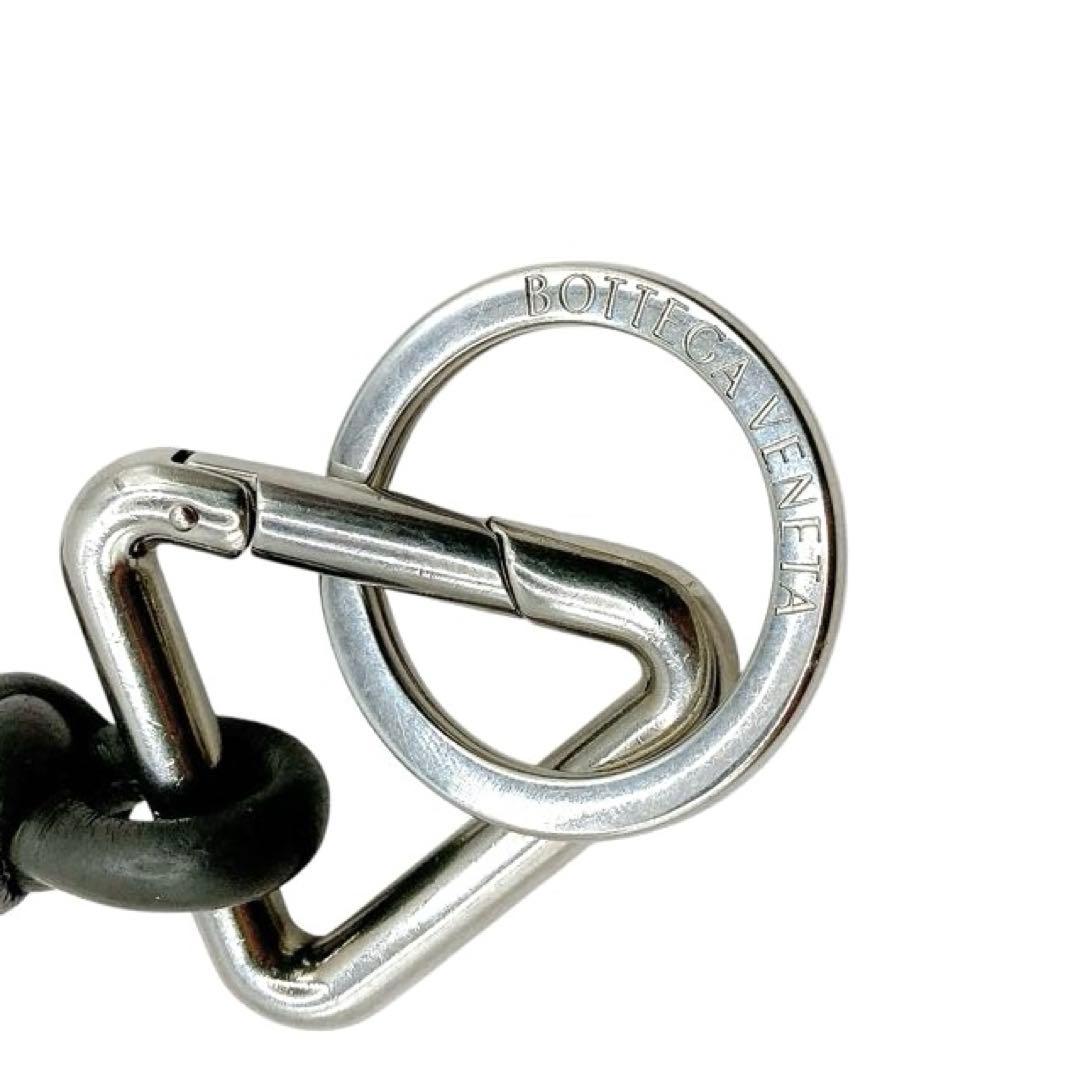 美品✨ボッテガヴェネタ　トライアングル　イントレチャート　キーリング　グレー