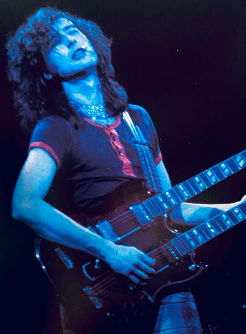 レッド・ツェッペリン貴重写真集LIVE DREAMS 著者サイン入り