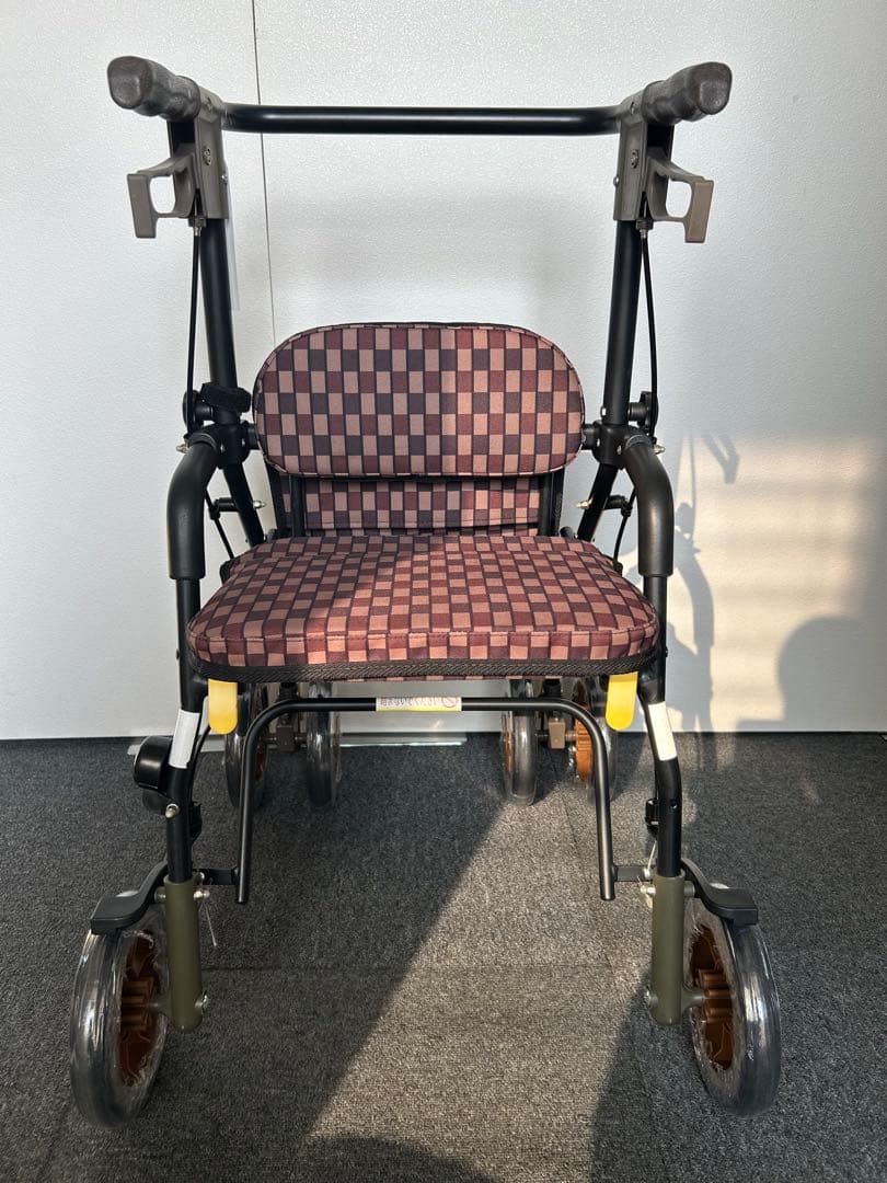 【美品】島製作所　四輪歩行器　シンフォニーEVO　歩行器　手押し車